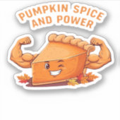 Funny Pumpkin Pie Erntedank Classic T - Shirt.png Aufkleber (Vorderseite)