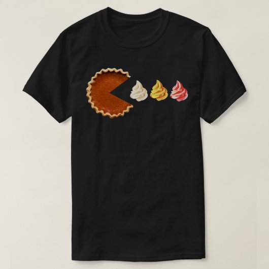 Funny Pumpkin Pie Erntedank für Männer Frauen Jung T-Shirt (Design vorne)