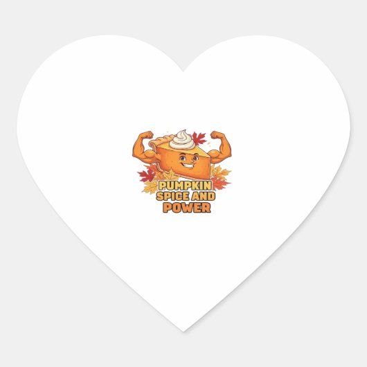 Funny Pumpkin Pie Erntedank Oversized T - Shirt.p Herz-Aufkleber (Vorderseite)