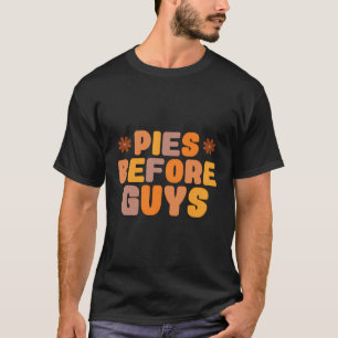 Funny Pumpkin Pie Erntedank Pies Vor Typ T-Shirt
