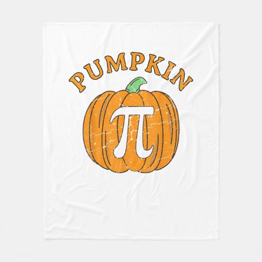 Funny Pumpkin Pie Halloween Erntedank Pumpkin P Fleecedecke (Vorderseite)