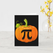 Funny Pumpkin Pie Mathe Lehrer Science Stem Hallow Karte (Gelbe Blume)