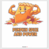 Funny Pumpkin Pie Thanksgiving Classic T-Shirt_1.p Aufkleber (Blatt)