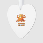 Funny Pumpkin Pie Thanksgiving Classic T-Shirt_1.p Ornament (Vorderseite)