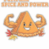 Funny Pumpkin Pie Thanksgiving Classic T-Shirt_2.p Aufkleber (Vorderseite)