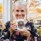 Funny Pumpkin Spice Bison Herd Stampede Kaffeetasse