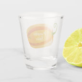 Funny Pumpkin Spice Fall, Ernte oder Erntedank Schnapsglas (Rückseite)