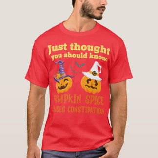 FUNNY PUMPKIN SPICE VERURSACHT VERFASSUNG T-Shirt