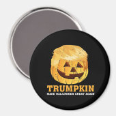 Funny Pumpkin Trumpkin Halloween Magnet (Vorderseite/Rückseite)