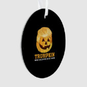 Funny Pumpkin Trumpkin Halloween Ornament (Vorderseite)