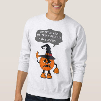 Funny Pumpkin war müde Sweatshirt