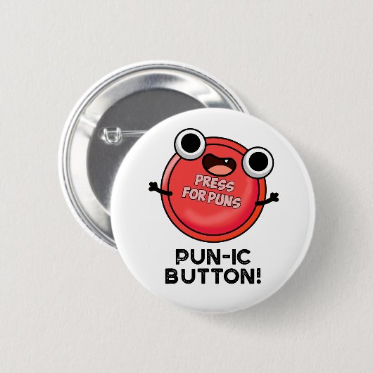 Funny Pun Button (Vorne & Hinten)