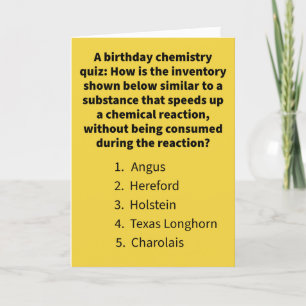 Funny Pun Cattle List Happy Birthday Karte