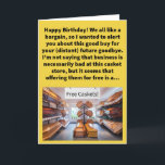 Funny Pun Dead Giveaway Happy Birthday Karte<br><div class="desc">Nichts ist so lustig wie ein guter Scherz! Manche Menschen wollen nur wissen,  wann der nächste fallen wird. Wusstest du,  dass du deinen Korb mit geschnitzten Schriften personalisiert haben kannst,  warum du dann sagen kannst,  dass deine Überreste in Grab sind? Viel Spaß (etwas dunkel?) lustige Puppe Geburtstagskarte!</div>