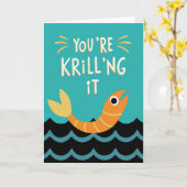 Funny Pun ermutigt Glückwunschangebot Zitat Karte (Gelbe Blume)