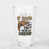 Funny Pun Father Joke | Vatertag Glas (Vorderseite)