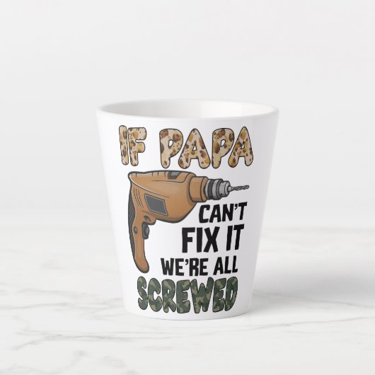 Funny Pun Father Joke | Vatertag Milchtasse (Vorderseite)
