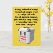 Funny Pun gestohlen Mein Herz Valentinstag Karte (Gelbe Blume)