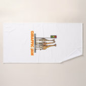 Funny Pun Giraffe Jam Badehandtuch (Badehandtuch)