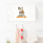 Funny Pun Giraffe Jam Banner (Insitu)