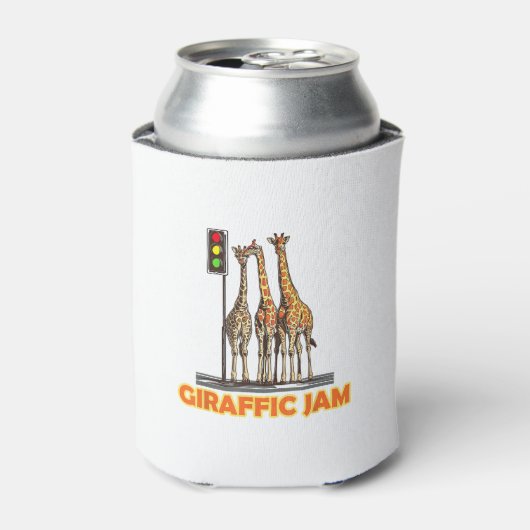 Funny Pun Giraffe Jam Dosenkühler (Kanne Vorderseite)