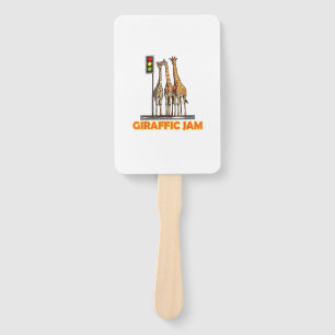 Funny Pun Giraffe Jam Fächer