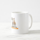 Funny Pun Giraffe Jam Kaffeetasse (VorderseiteRechts)