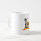 Funny Pun Giraffe Jam Kaffeetasse (Vorderseite Links)