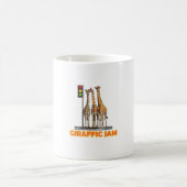 Funny Pun Giraffe Jam Kaffeetasse (Mittel)