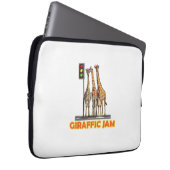 Funny Pun Giraffe Jam Laptopschutzhülle (Vorne Rechts)