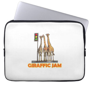 Funny Pun Giraffe Jam Laptopschutzhülle