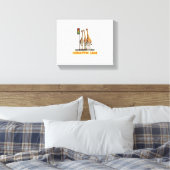 Funny Pun Giraffe Jam Leinwanddruck (Insitu (Schlafzimmer))