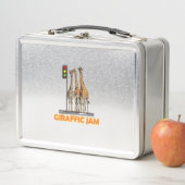 Funny Pun Giraffe Jam Metall Brotdose (Beispiel)