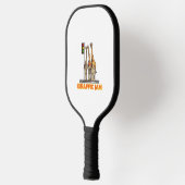 Funny Pun Giraffe Jam Pickleball Schläger (Links)