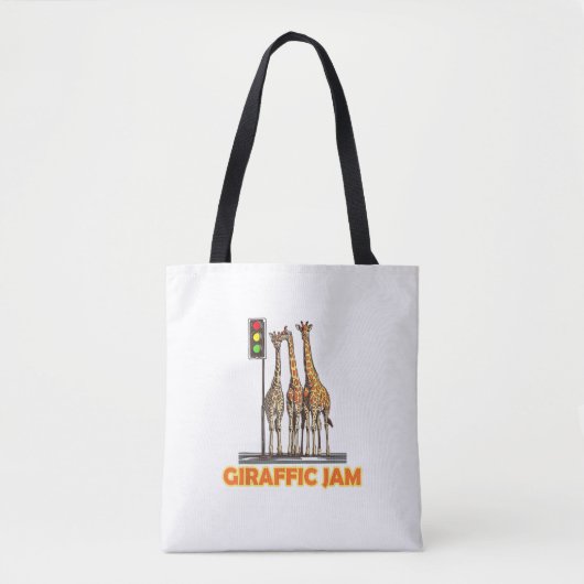 Funny Pun Giraffe Jam Tasche (Vorderseite)