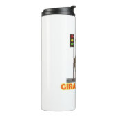 Funny Pun Giraffe Jam Thermosbecher (Nach links gedreht)