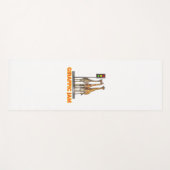 Funny Pun Giraffe Jam Yogamatte (Vorderseite (Horizontal))