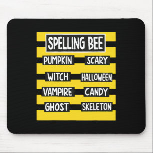 Funny Pun Halloween Kostüm für Lehrer Rechtschreib Mousepad