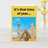 Funny Pun Happy Mummys Day Mother's Day Karte (Gelbe Blume)