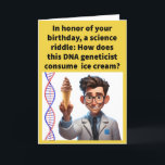 Funny Pun Helix It Happy Birthday Karte<br><div class="desc">Wer hätte nicht gerne ein paar neue Gene zum Geburtstag? Und zu Weihnachten gibt es keinen Ort wie Genom für die Ferien! Genießen Sie diesen lustigen Puff Happy Birthday Card!</div>