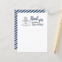 Funny Pun Jokes über Tee Postkarte