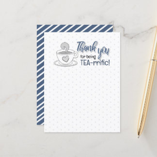 Funny Pun Jokes über Tee Postkarte