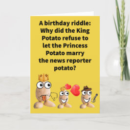 Funny Pun Kommentator Happy Birthday Karte