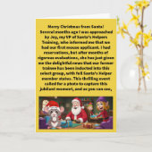 Funny Pun Mice Elf Frohe Weihnachten Karte (Gelbe Blume)