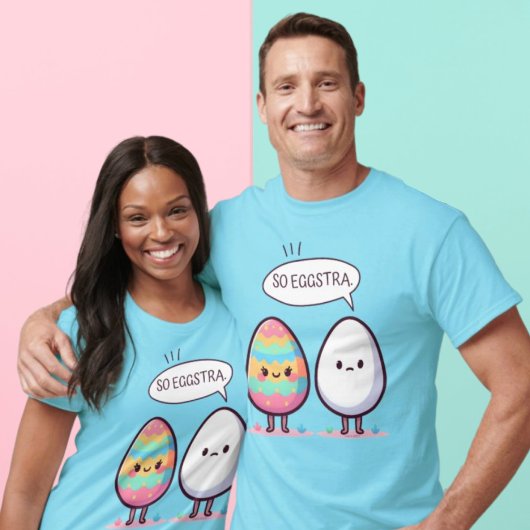 Funny Pun Niedliches Comic Pastel Ostereier So Egg T-Shirt
