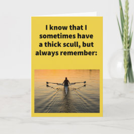 Funny Pun nur die Art und Weise, wie Sie glücklich Karte