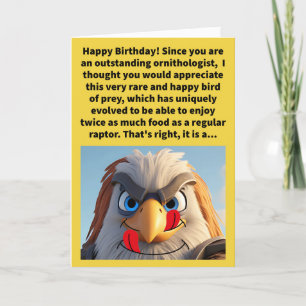 Funny Pun Pair a Grin Falcon Frohes Geburtstag Karte