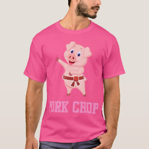 Funny Pun Pig Liebhaber Schweineschicht Karate - S T-Shirt