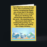 Funny Pun Prints of Whales Happy Birthday Karte<br><div class="desc">Wale,  Wale,  Wale,  ich kann nicht glauben,  dass du schon einen weiteren Geburtstag hast! Ich wollte nicht,  alles zu bekommen,  also lass mir,  mit dem Sprichwort zu Ende zu gehen,  dass ich dich als einen Freund auswendig halte,  wenn ich durch das Leben schwimme. Genießen Sie diese lustige Wortspielkarte!</div>