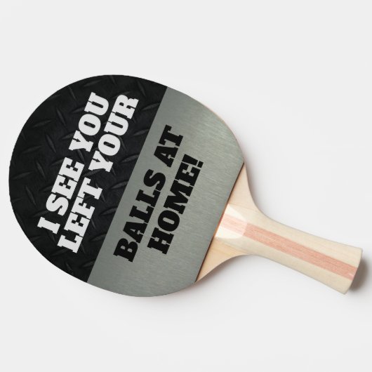 Funny Pun Smack Vortrag Coole Witze Ping Pong Zita Tischtennis Schläger (Seitenansicht)